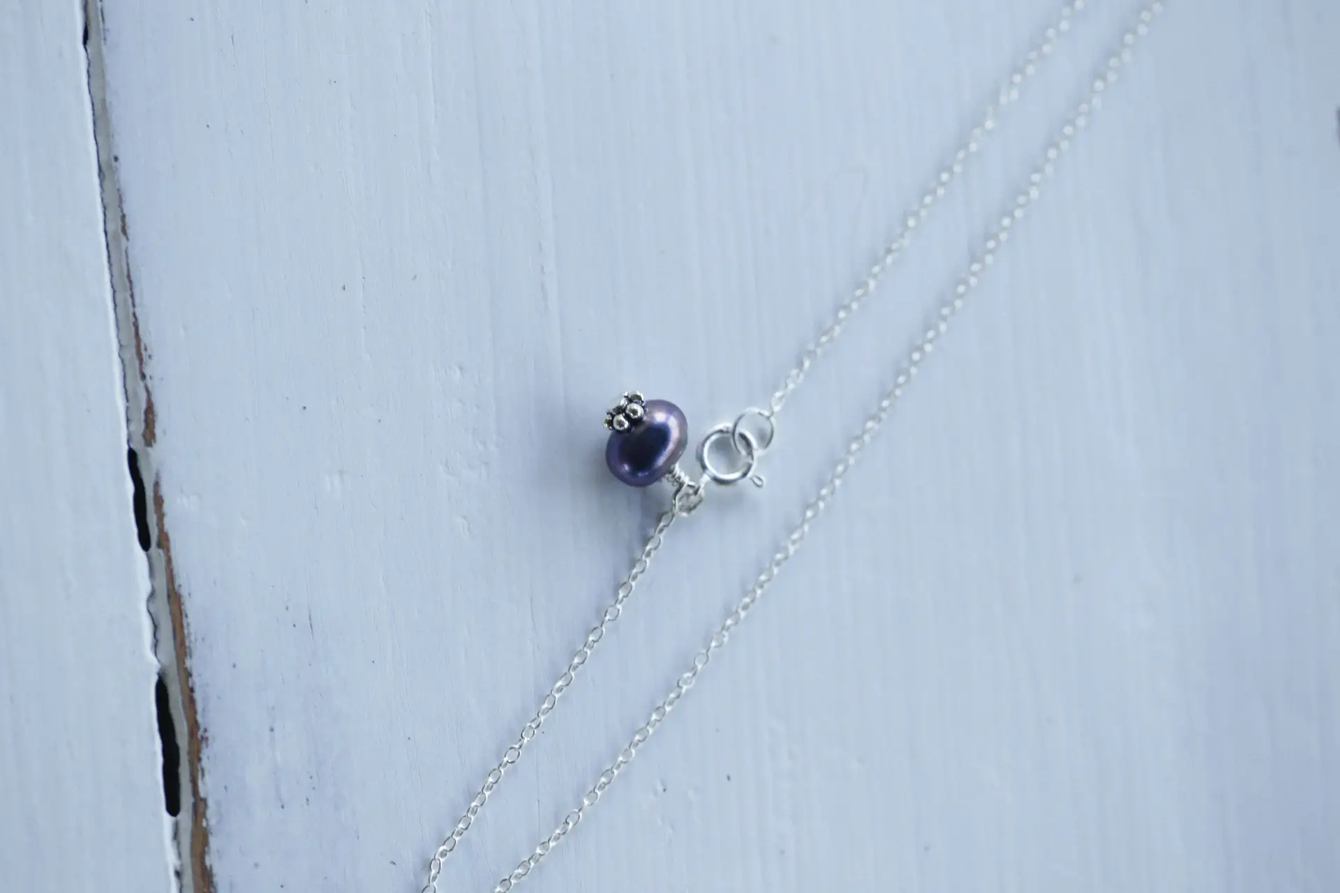 Silver Snowline Necklace